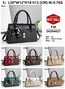 New Arrival <strong>Office</strong> Ladies Handbag | Structured Shoulder <strong>Bag</strong> Wholesale with Gold Lock Clasp Fashion <strong>Bag</strong> <strong>for</strong> <strong>Woman</strong> - Product Image 2