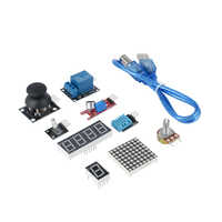 Kit de démarrage électronique éducatif KUONGSHUN R3 pour l'électricité, composants électroniques programmables DIY pour Arduino UNO