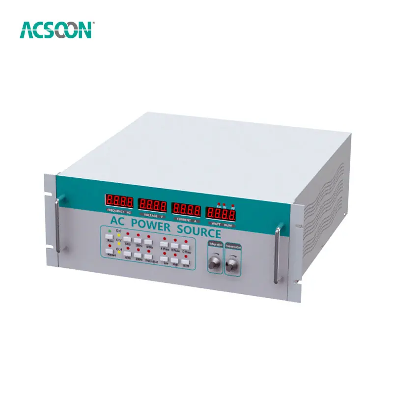 Acsoon AF400M raf monte 2000w statik frekans dönüştürücü 115v 400hz ayarlanabilir ac güç kaynağı