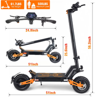 Scooters électriques City Coco 800w 48v, vitesse maximale de 40 km/h, frein à disque, Kukirin G2, 10 pouces, pliable, scooter électrique pour adultes, livraison rapide en 7 jours