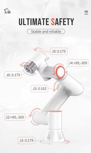 Bras robotique industriel de haute qualité FR20, charge utile de 20 kg, robot collaboratif à 6 axes, certifié CE ISO, boîte de vitesses à moteur, palettisation - Product Image 2