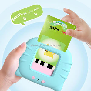 11 thèmes pour enfants 112 cartes 244 mots italien anglais parlant cartes Flash poche Audible discours parlant jouet d'apprentissage - Product Image 3