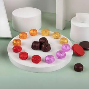 Feuille d'aluminium prédécoupée colorée écologique naturelle personnalisée revêtue pour usage alimentaire pour les emballages de bonbons et de chocolat - Product Image 5