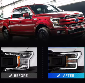 Phare LED AURON OE DRL pour Ford Raptor F150 2018-2020, accessoires auto, 36W 6000K, montage universel, phare avant OE - Product Image 5