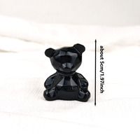Nouveau produit : Statue en cristal naturel, ours mignon sculpté à la main, pierre précieuse de guérison Reiki, artisanat en cristal personnalisable pour cadeau