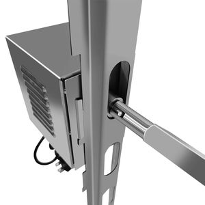 Parrilla de barbacoa profesional, <span class=keywords><strong>brasero</strong></span> para exteriores, soporte para barbacoa, parrilla de carbón, parrilla giratoria eléctrica, tenedor, barbacoa de jardín - Product Image 5