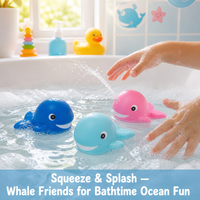 Jouets de bain en caoutchouc PVC en forme d'animaux marins qui font couler de l'eau : pieuvre, grenouille, raie manta, canard, dauphin, poisson, requin, étoile de mer pour le bain des enfants
