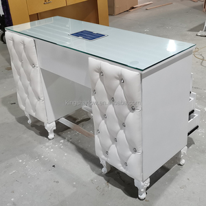 Nail Salon Furniture Manicure Tables Nail bar Station <strong>pink</strong> Nail <strong>Desk</strong> and <strong>Chair</strong> - Product Image 6