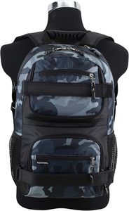 Sac à dos de skateboard personnalisable avec échantillon gratuit, doublure en PVC, décontracté, imperméable, en polyester, unisexe, fermeture éclair, poignée souple, compartiment - Product Image 4