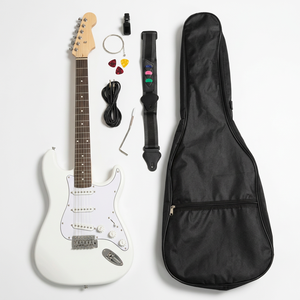 <strong>Stratocaster</strong> Style Electric Guitar Set Solid <strong>Body</strong> 6 String SSS Pickup with Accessories Multi Color - Product Image 3