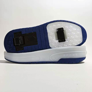 Semelles de patins à roulettes à 2 roues en TPR, bonne adhérence et flexibilité, multicolores, personnalisables, pour semelles de baskets 2-en-1. - Product Image 2