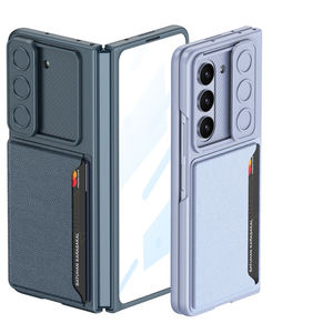 Protection d'objectif réglable, <span class=keywords><strong>coque</strong></span> avant en verre de haute qualité, antichoc, avec porte-cartes pour étui de téléphone portable PC Z Fold 6/5 - Product Image 4