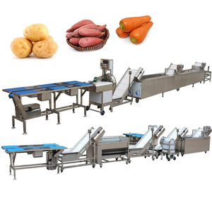 Machine à laver automatique haute capacité pour fruits et légumes avec sécheur à air chaud à vendre - Product Image 4
