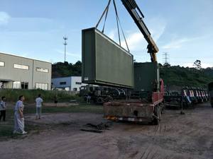 Casas móviles <span class=keywords><strong>de</strong></span> acero personalizadas <span class=keywords><strong>de</strong></span> 20 y 40 pies, casas prefabricadas plegables extendidas, cuarteles <span class=keywords><strong>de</strong></span> campo antiterremotos y hospitales móviles - Product Image 4