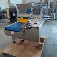 Machine automatique de dépose de biscuits pour la fabrication de biscuits coupés en fil de double couleur