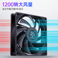 SNOWMAN Vente en Gros Ventilateur PC Personnalisé 120mm RGB Fixe, Ventilateur Coloré LED pour Boîtier d'Ordinateur Refroidisseur 12cm