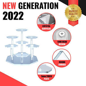 Support d'affichage en acrylique pour figurines, objets de collection, jouets et poupées, <span class=keywords><strong>bijoux</strong></span>, organisateur de collection de figurines d'<span class=keywords><strong>action</strong></span> - Product Image 5