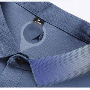 Polo da Equitazione Estiva da Uomo in Seta Ghiaccio Traspirante ad Asciugatura Rapida, Top per Fantino - Product Image 4