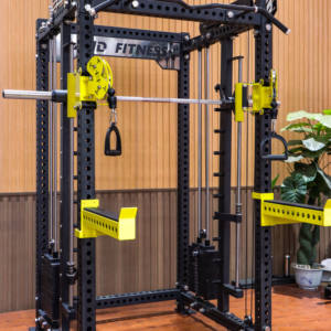 LN023 تصنيع لياقة بدنية الأرض تخصيص كابل كروس أوفر السلطة آلة مع كومة الوزن - Product Image 1