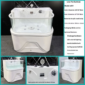 Cubo de <span class=keywords><strong>baño</strong></span> acrílico de lujo <span class=keywords><strong>para</strong></span> el cuidado de mascotas, Cubo de <span class=keywords><strong>baño</strong></span> de medicina <span class=keywords><strong>para</strong></span> perros y <span class=keywords><strong>gatos</strong></span> <span class=keywords><strong>para</strong></span> uso en el <span class=keywords><strong>baño</strong></span> <span class=keywords><strong>para</strong></span> almacenamiento de bañera y piscina - Product Image 4