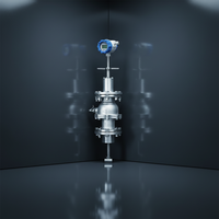 Medidor de Flujo Vortex Inteligente Enchufable de Acero Inoxidable 304 IP65 para Medición de Flujo Industrial de Líquidos, Gases y Vapor