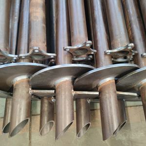 פלדה מגולוונת אדמה בורג ערימת מתכת סוגר הקרקע ערימות הסליל - Product Image 1