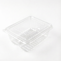 Voedselveilige transparante PET plastic bakjes voor gebak, koekjes en biscuits.