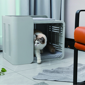 บ้านสุนัขทำจากพลาสติกถอดออกได้,บ้านสุนัขและแมวสำหรับใช้ในร่มขนาดกลาง - Product Image 2