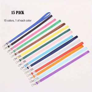 15 Colors <b>Lanyards</b> With Clip for ID Badges & Keys Durable Neck <b>Lanyard</b> Strap Badge Holders Wallet Phone USB Keychain - Product Image 3