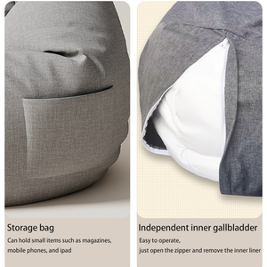 Hot Selling Modern Japanese &amp; Chinese Design Bean Bag Sofas Indoor Living Room Lazy <strong>Beanbag</strong> <strong>Fill</strong> Sofa - Product Image 6