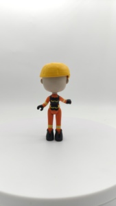 Thiết Kế Ban Đầu Mini Rắn PVC Lính Lửa Đồ Chơi Hình Phim Hoạt Hình Phong Cách Giả Vờ Nghề Cho Trẻ Em Được Làm Với Chất Liệu ABS - Product Image 3