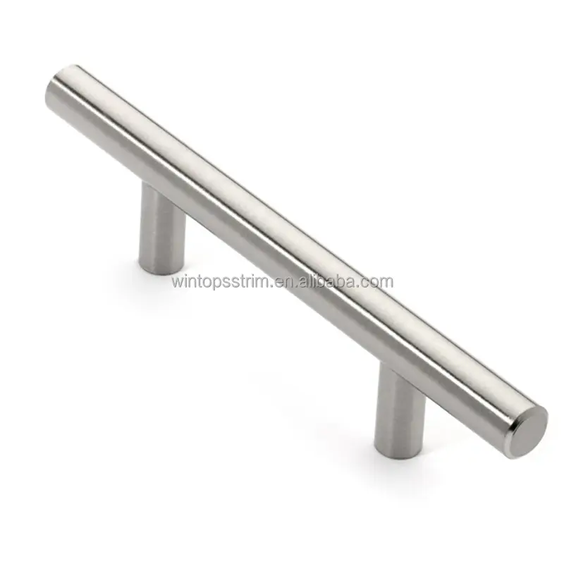 Win Top Stainless Steel Hollow Type T Bar Handle Cabinet Furniture Push Pull Handles