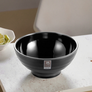 Magic love — bol de riz en mélamine noire, 7.5 ", bols de Restaurant - Product Image 4