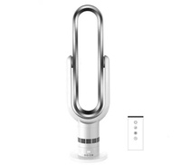 Ventilateur de table oscillant à tour en plastique à 10 vitesses refroidi par air numérique contrôlé à distance pour une utilisation en hôtel