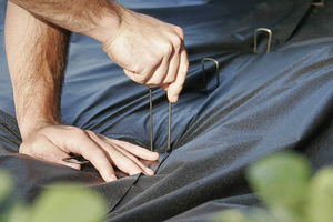 Vườn Pegs Mặt Đất Pegs Mặt Hàng Chủ Lực Phong Cảnh Cỏ Cổ Phần 6 Inch 11 Đo Bãi Cỏ Thép U <span class=keywords><strong>Pins</strong></span> Đảm Bảo Che Phủ Mặt Đất - Product Image 3