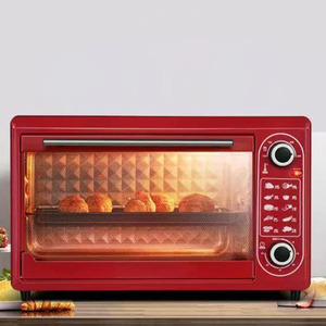 Horno de Sobremesa de Acero Inoxidable para el Hogar, Temporizador, Gran Capacidad, Sin Humo, Multiusos, para Hacer Pan y Pizza - Product Image 4