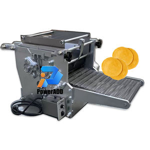 Máquina de prensa de tortillas de acero inoxidable con 3 discos intercambiables-Máquina para hacer pitas de trigo y maíz 8 ", 10 12" - Product Image 1