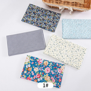 5 pièces/sac 50X50cm petits faisceaux de flore <span class=keywords><strong>tissu</strong></span> de coton Fat Quarter pour bricolage - Product Image 2