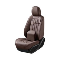 Housse de siège de voiture écologique résistante aux rayures en cuir Nappa simulé, protection de siège de voiture