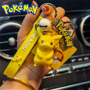 Pokemon Sleutelhanger Pikachu Squirtle Groothandel Van Anime Pop Accessoires Schattige Heren En Dames Rugzak Hanger Decoraties