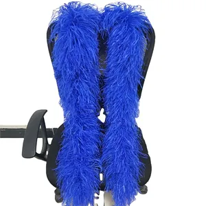 meter 2 yard 180cm decorative Cheap big ostrich feather plume boas for women lady scarf