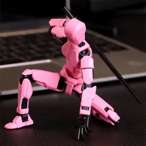 新款武士13关节活动娃娃3D打印娃娃玩具假人娃娃机器人儿童玩具