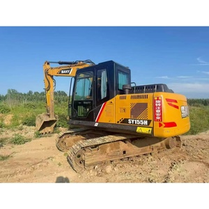 Excavadora Usada SANY SY155H de 15 Toneladas, Excavadora Hidráulica de Segunda Mano con Cucharón de Excavación de 0.65m³ de Capacidad en Buenas Condiciones - Product Image 4