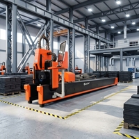 Machine de découpe laser à fibre 1500W à trois mandrins avec chargeur complet, prix compétitif direct usine