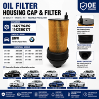 Coperchio del Serbatoio dell'Olio di Qualità Superiore per BMW E60 E90 E91 2007-2008; E92 2005-2010; E93 2007-2010 OE 11427797392+ 11427807177