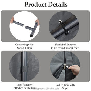 10x20 cadre <span class=keywords><strong>en</strong></span> métal pliable <span class=keywords><strong>abri</strong></span> <span class=keywords><strong>de</strong></span> <span class=keywords><strong>voiture</strong></span> parking <span class=keywords><strong>Garage</strong></span> <span class=keywords><strong>abri</strong></span> <span class=keywords><strong>de</strong></span> <span class=keywords><strong>voiture</strong></span> tente d'auvent avec couvercle - Product Image 5