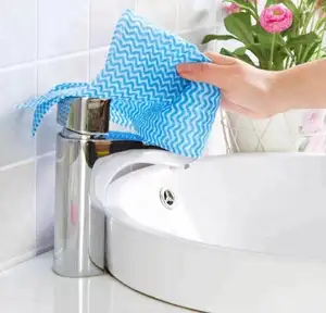 Einweg handtuch Vliesstoff Reinigungs tuch in Rolls punlace
