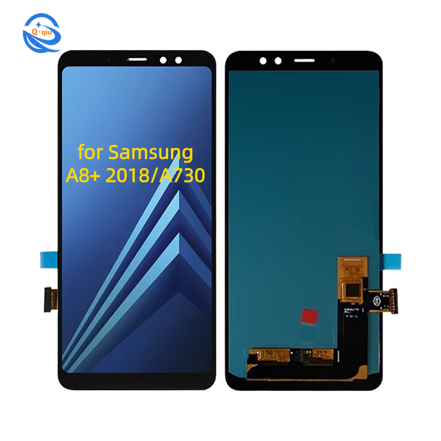 For for A8Plus 2018/A730 In-cell TFT LCD Display Assembly Digitizer 1 Year Warranty Screen Replacement