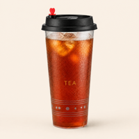 Gobelets rigides en PP transparent givré de qualité supérieure avec logo personnalisé imprimé UV, jetables, avec couvercles, pour smoothies et bubble tea
