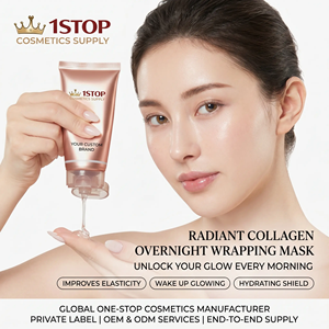 Masque en tissu éclaircissant à la formule intense hydratante et blanchissante, stock usine, sans étiquette - Product Image 2